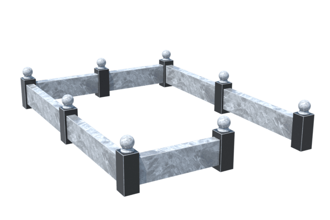 Цоколи на могилу в Казани | Цоколь на могилу №0031