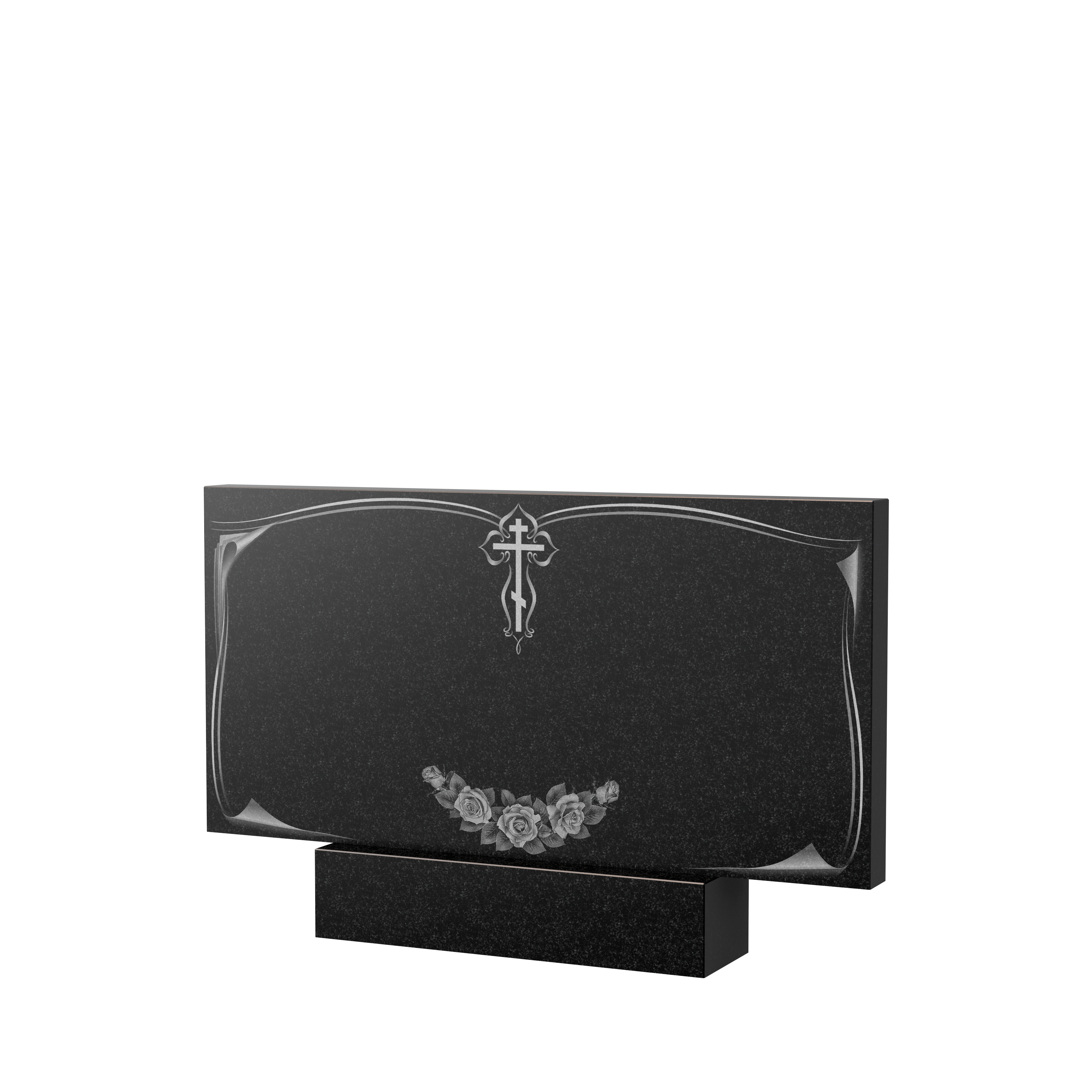 Художественное оформление памятника в Казани | Художественное оформление на гранитную стелу, рисунок ГХО-001