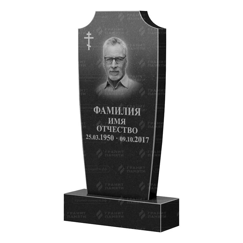 Памятники из гранита вертикальные в Казани | Гранитный памятник ФГ-010