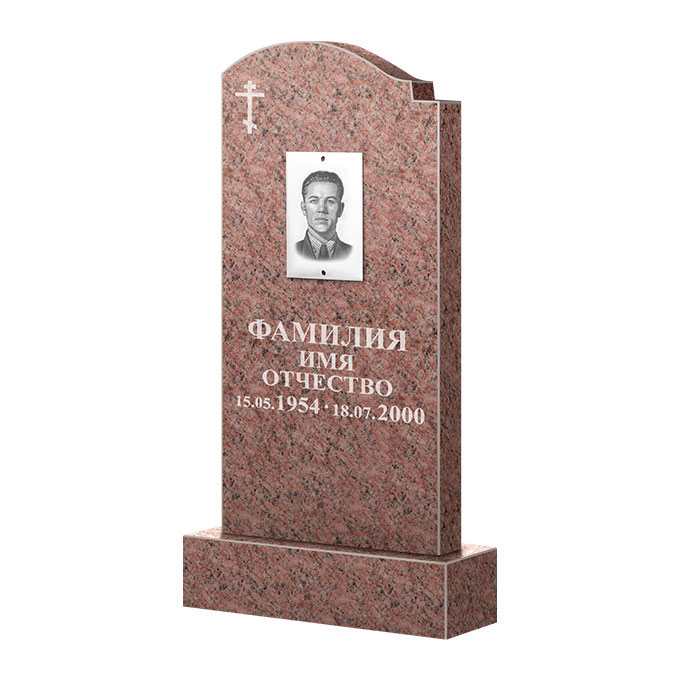 Гранитные памятники в Казани | Памятник из гранита Розалия Pink ФГЦ-25