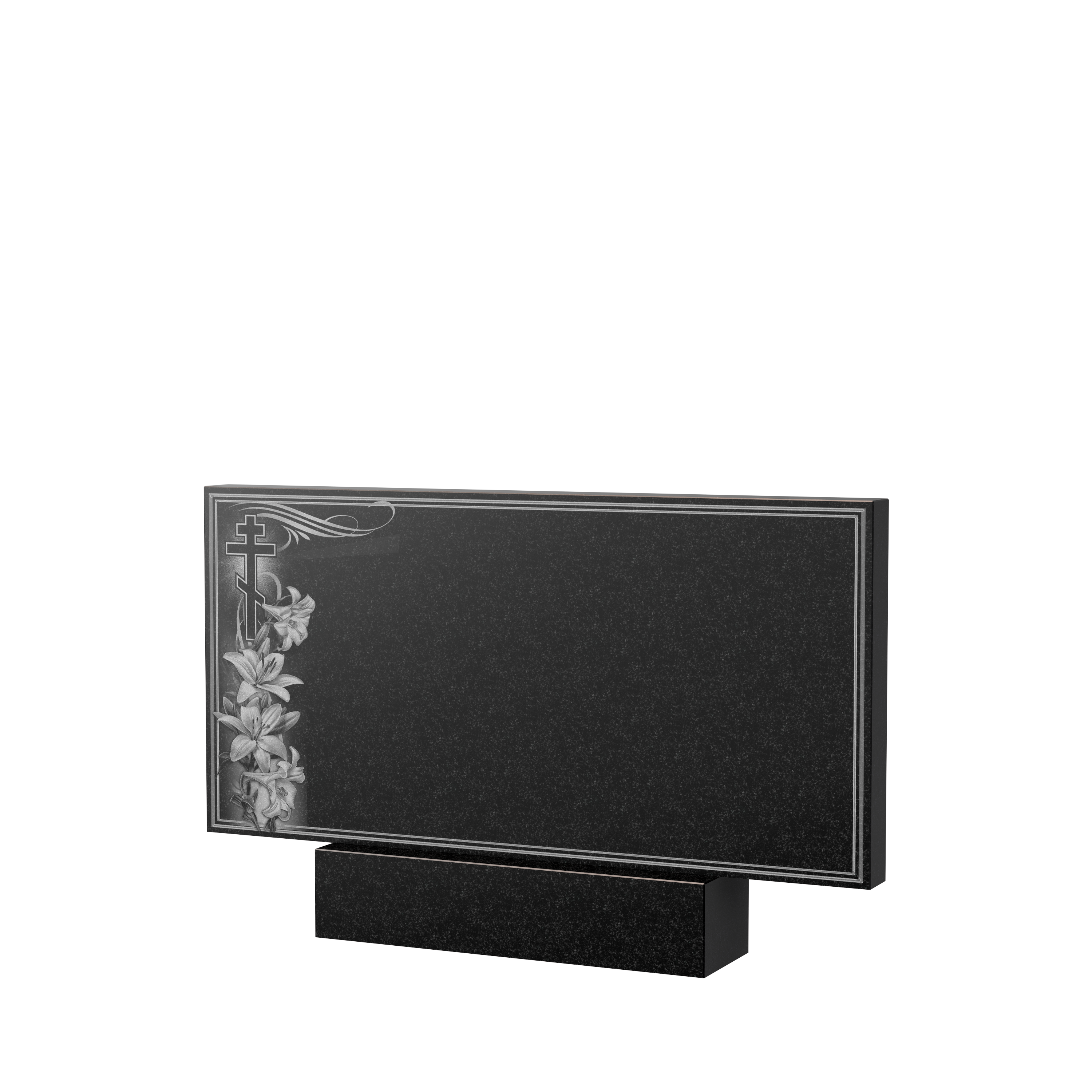 Художественное оформление памятника в Казани | Художественное оформление на гранитную стелу, рисунок ГХО-003