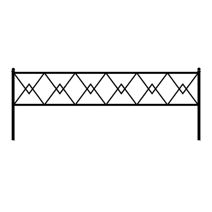 Кованые изделия в Казани | Кованая оградка ОГ.002