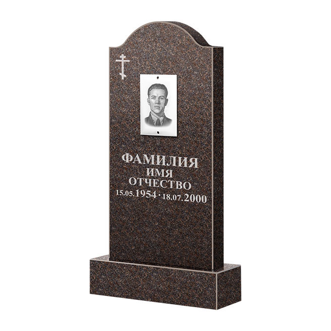 Памятники из цветного гранита в Казани | Памятник из гранита Карел Brown ФГЦ-012