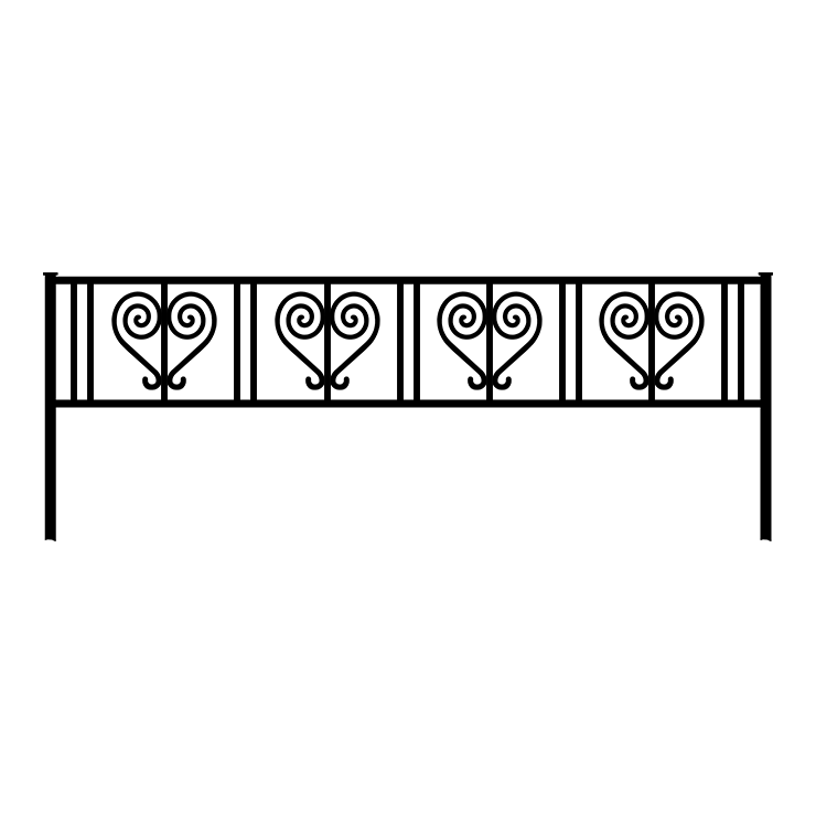 Кованые изделия в Казани | Кованая оградка ОГ.005