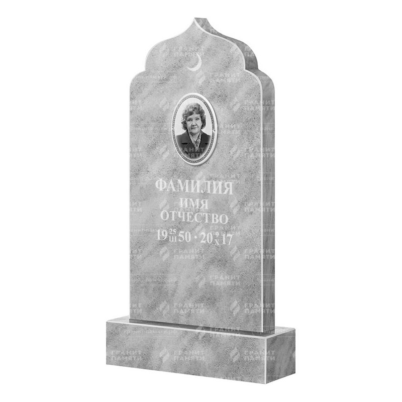 Бюджетные памятники в Казани | Мраморный памятник ФМ-037