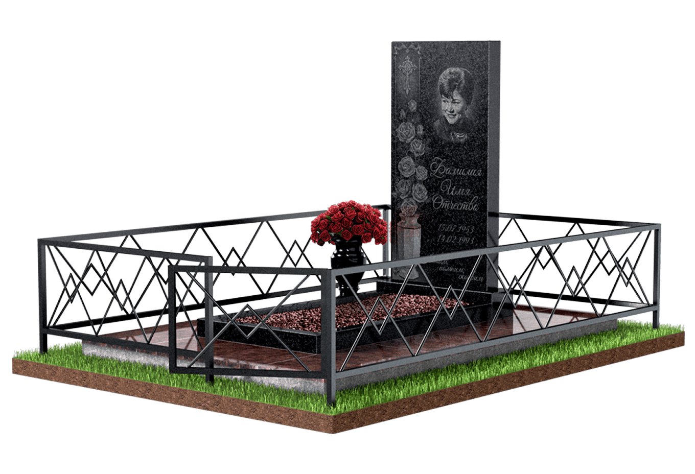 Благоустройство захоронения в Казани