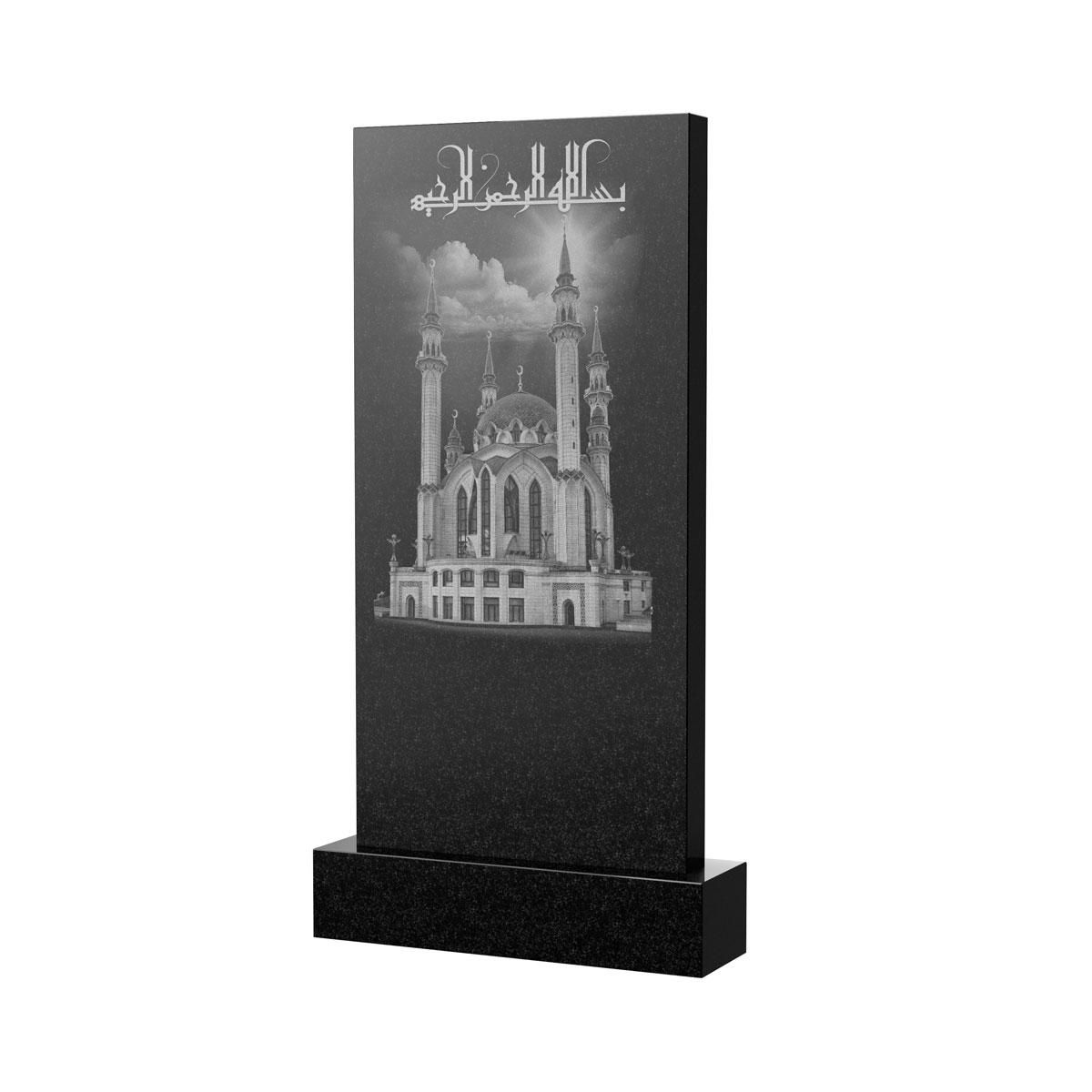 Художественное оформление памятника в Казани | Художественное оформление на гранитную стелу, рисунок ВХО-047