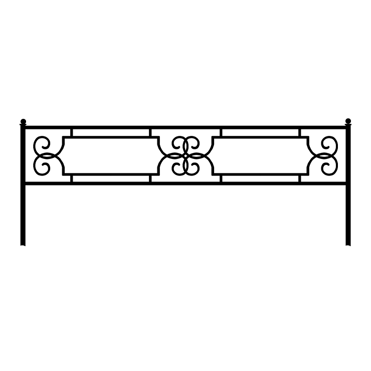 Кованые изделия в Казани | Кованая оградка ОГ.004