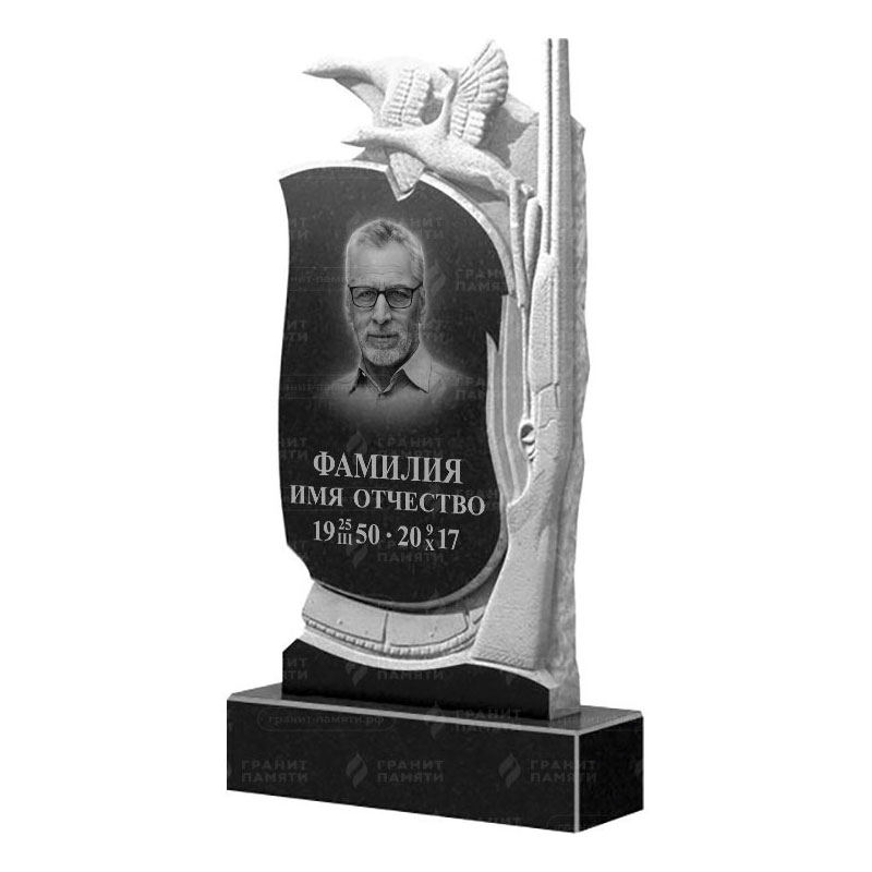 Памятники из гранита резные в Казани | Гранитный памятник ФГ-122