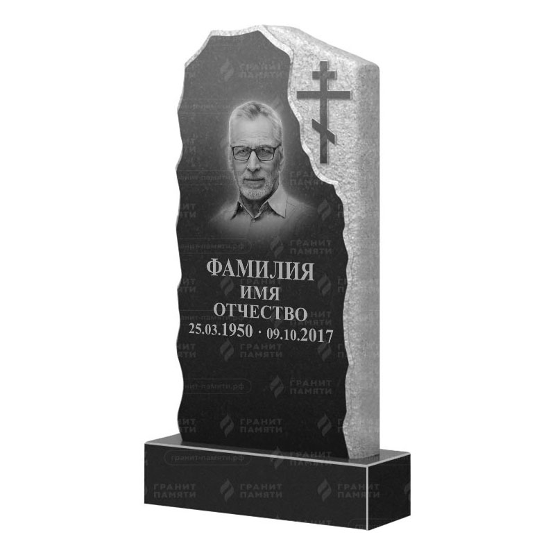 Памятники из гранита с обколом, скалы в Казани | Гранитный памятник ФГ-231