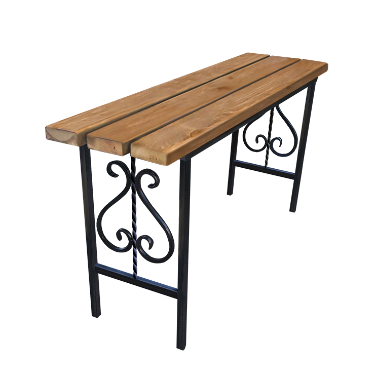 Кованые изделия в Казани | Кованая скамейка СТ.003