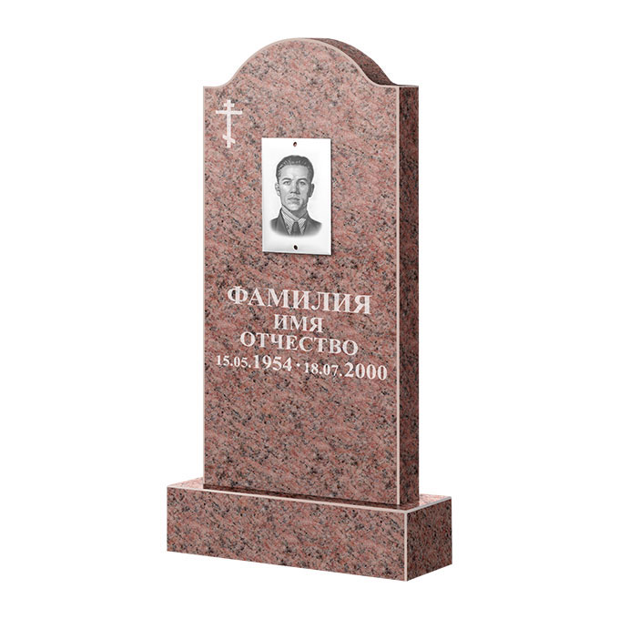 Памятники из цветного гранита в Казани | Памятник из гранита Розалия Pink ФГЦ-012