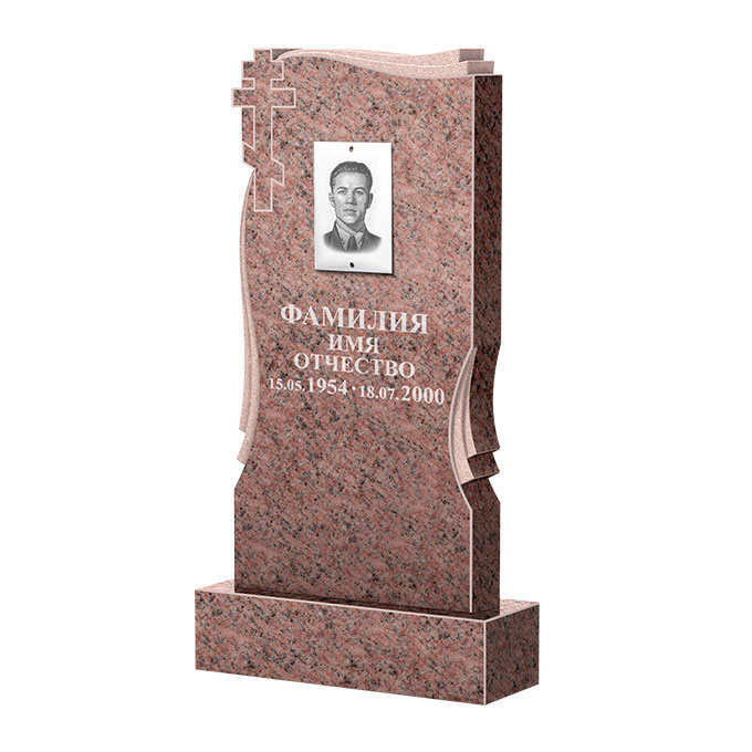 Гранитные памятники в Казани | Памятник из гранита Розалия Pink ФГЦ-185