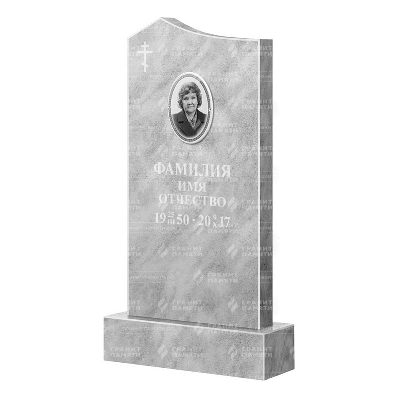 Бюджетные памятники в Казани | Мраморный памятник ФМ-008