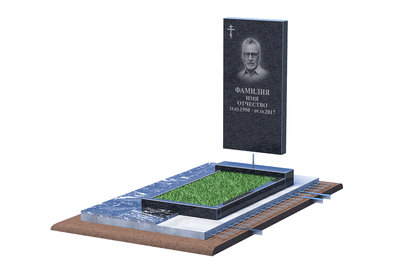 Установка памятника в Казани