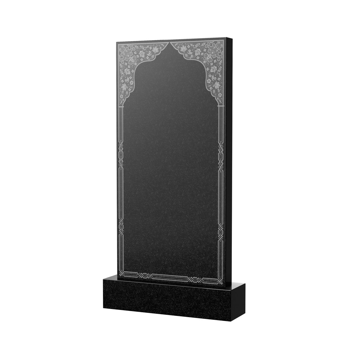 Художественное оформление памятника в Казани | Художественное оформление на гранитную стелу, рисунок ВХО-042