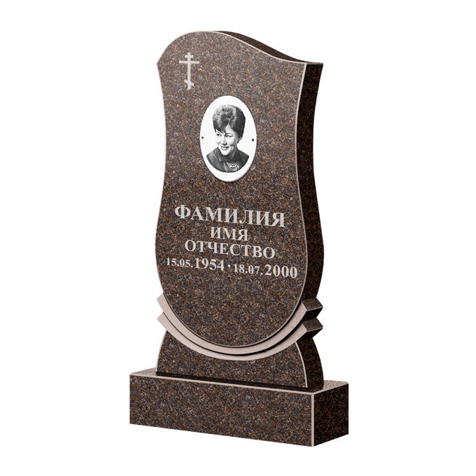 Гранитные памятники в Казани | Памятник из гранита Карел Brown ФГЦ-056