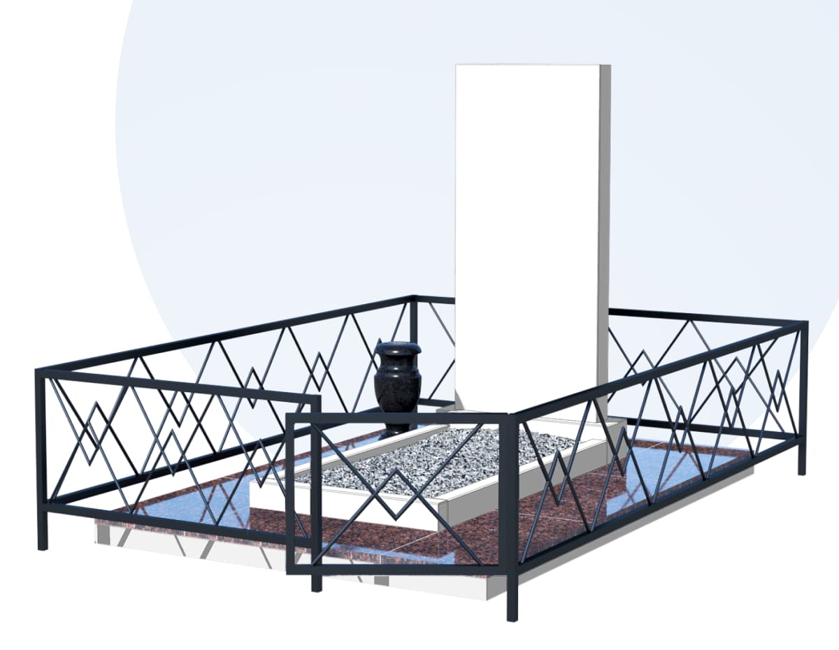 Благоустройство захоронения в Казани