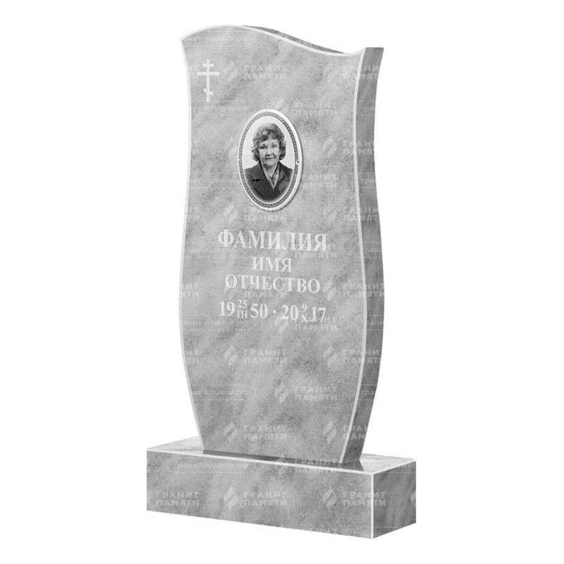 Бюджетные памятники в Казани | Мраморный памятник ФМ-033