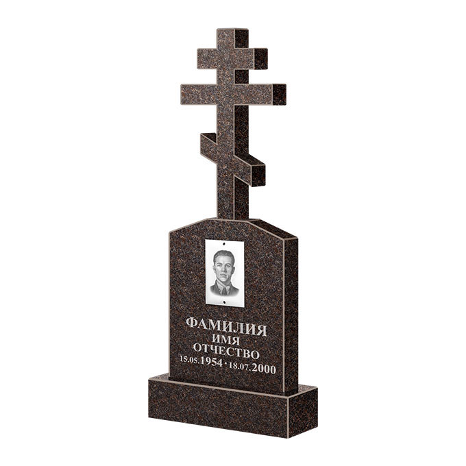 Гранитные памятники в Казани | Памятник из гранита Карел Brown ФГЦ-099