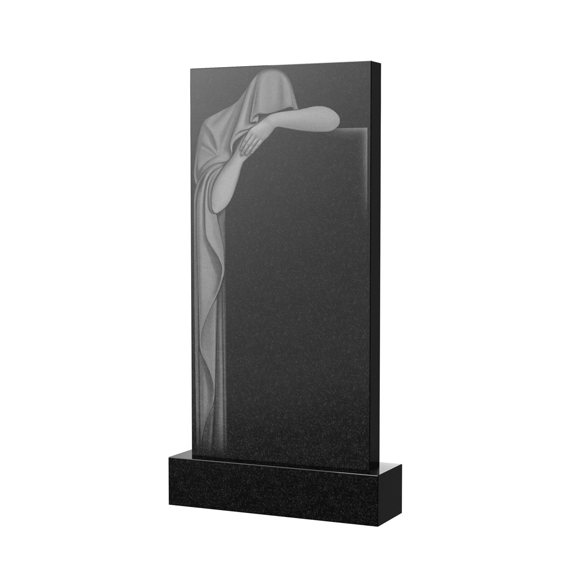 Художественное оформление памятника в Казани | Художественное оформление на гранитную стелу, рисунок ВХО-036