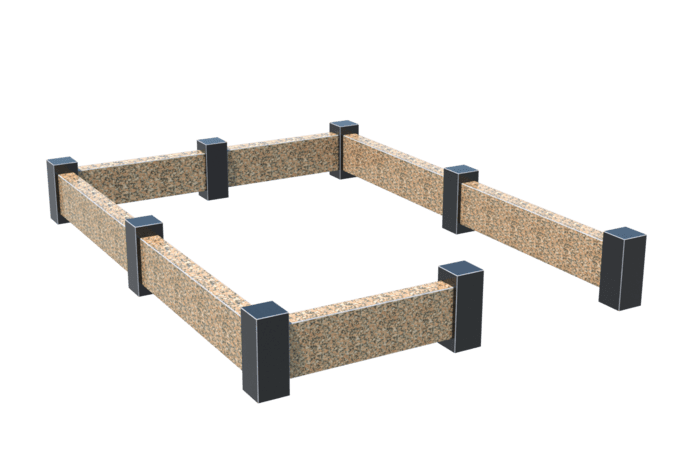 Цоколи на могилу в Казани | Цоколь на могилу №0037