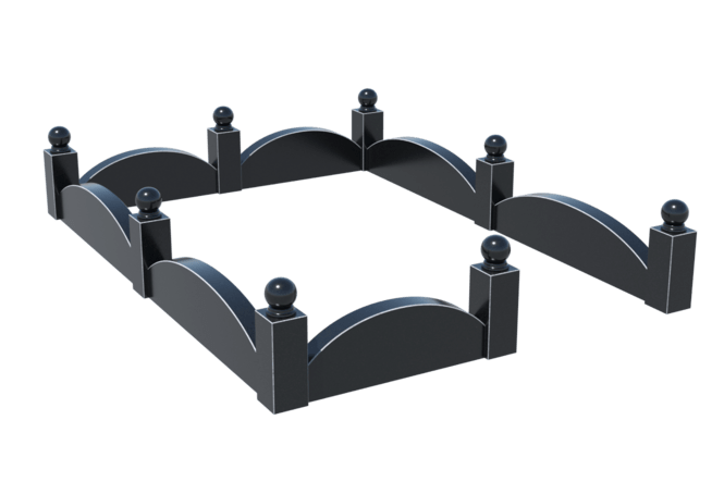 Цоколи на могилу в Казани | Цоколь на могилу №0002