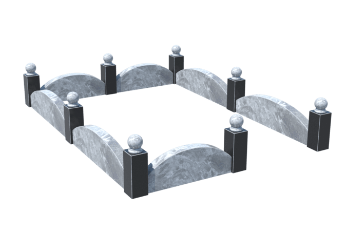 Цоколи на могилу в Казани | Цоколь на могилу №0003