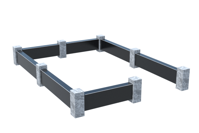Цоколи на могилу в Казани | Цоколь на могилу №0032
