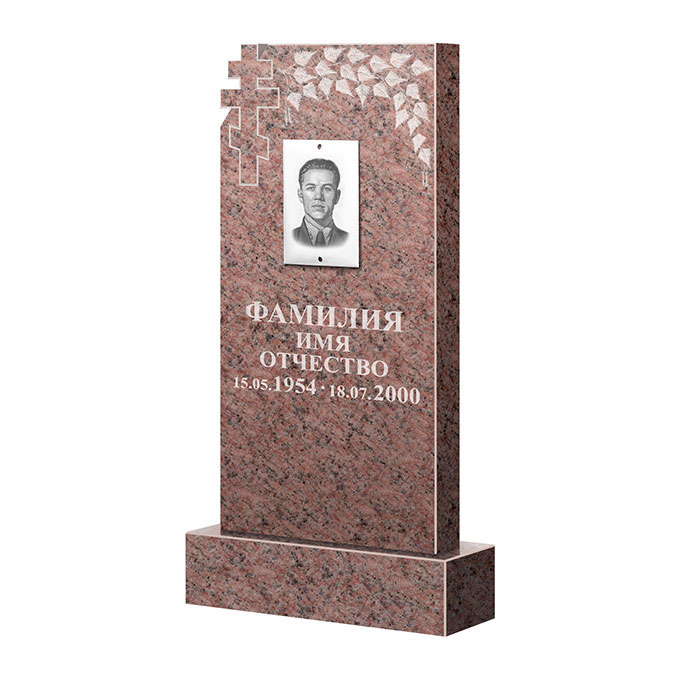 Гранитные памятники в Казани | Памятник из гранита Розалия Pink ФГЦ-202