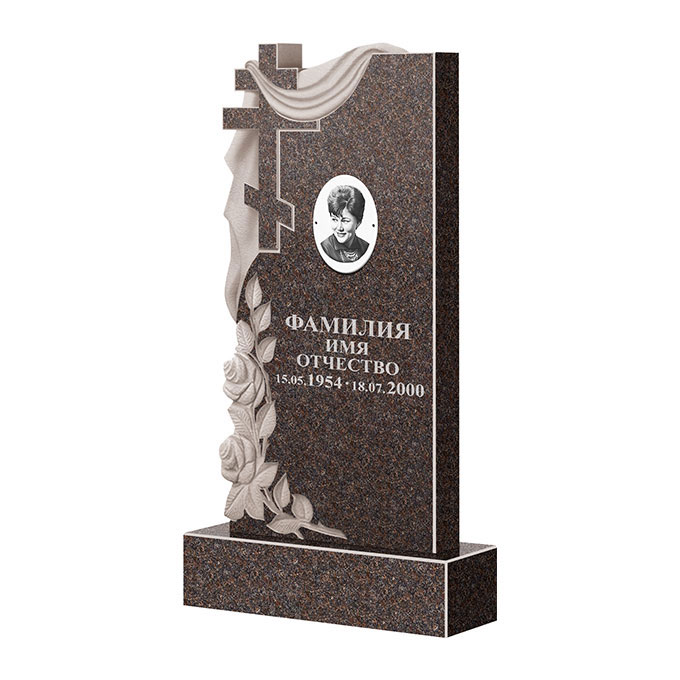 Гранитные памятники в Казани | Памятник из гранита Карел Brown ФГЦ-189
