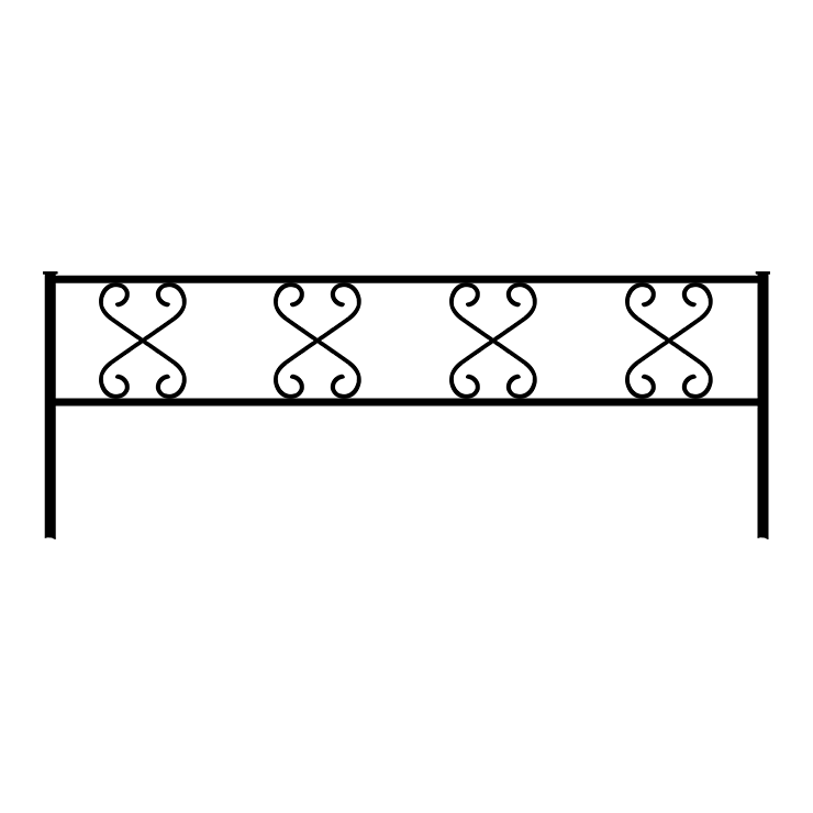 Металлические оградки, столы, скамейки в Казани | Оградка №1