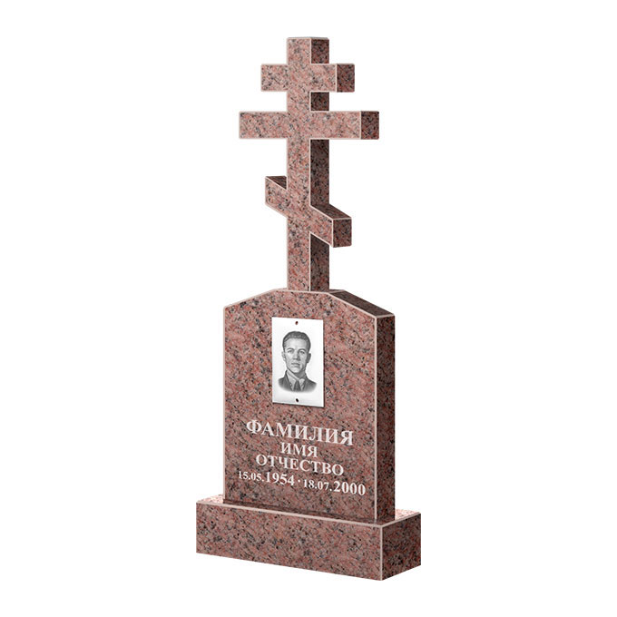 Гранитные памятники в Казани | Памятник из гранита Розалия Pink ФГЦ-099