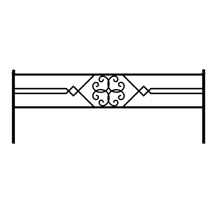 Кованые изделия в Казани | Кованая оградка ОГ.003