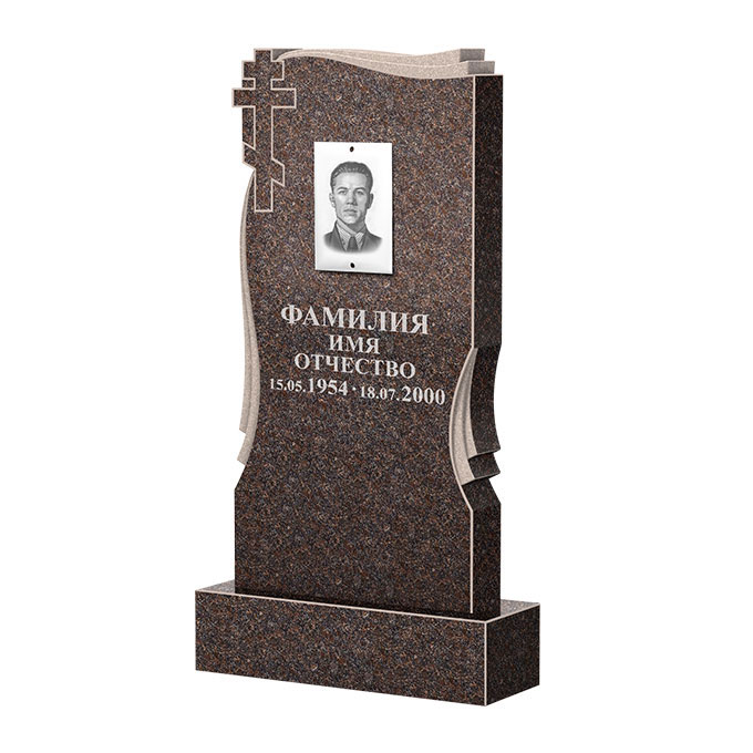 Гранитные памятники в Казани | Памятник из гранита Карел Brown ФГЦ-185