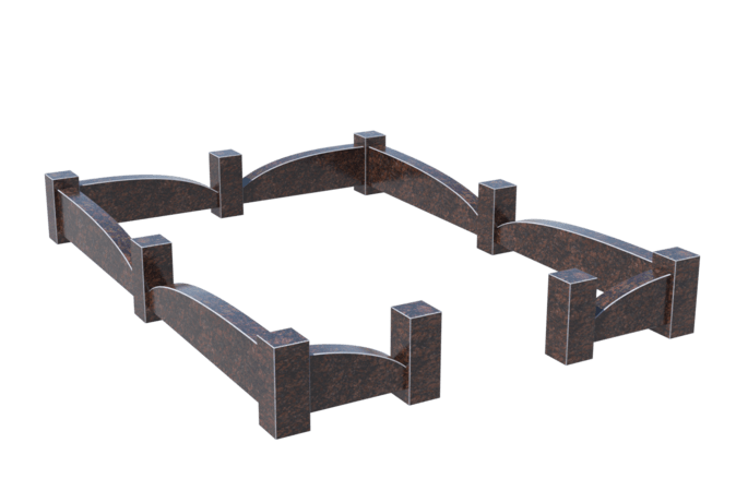 Цоколи на могилу в Казани | Цоколь на могилу №0043