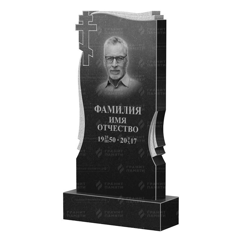 Памятники из гранита вертикальные в Казани | Гранитный памятник ФГ-185
