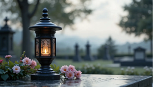 Гранитная лампада: неизменный символ памяти и уважения